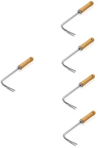 GALPADA 5pièces Outil De Désherbage Manuel Ergonomique avec pour Jardinage Extracteur De Mauvaises Portable pour Entretien Facile Verts