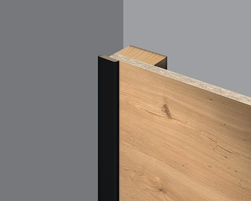 EGGER Abdeckleiste Wandverkleidung Decowall AL537 schwarz 2400 x 6 x 25mm