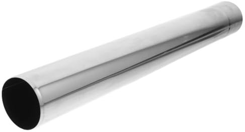 iplusmile Tuyau De Poêle Acier Inoxydable pour Camping Tuyau De Cheminée Droit pour Poêles à Cheminées Et Fours Standard