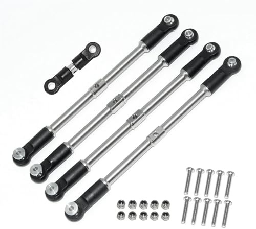 Parti Giocattoli RC Per Arrma Per Kraton Per Outcast 1/8 BIG Per Rock 1/7 5 Pezzi Tenditori In Acciaio Camber Links Toe Links Set Parti Di Collegamento