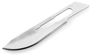 REMOS Skalpellklinge Nr. 22-10 Stück steril verpackt für Skalpellhalter Nr. 4