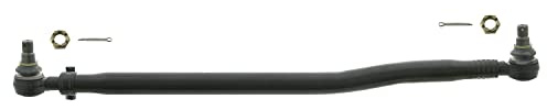 febi bilstein 28206 Lenkstange mit Kronenmuttern und Splinten, vom Lenkgetriebe zur 1. Vorderachse, 1 Stück