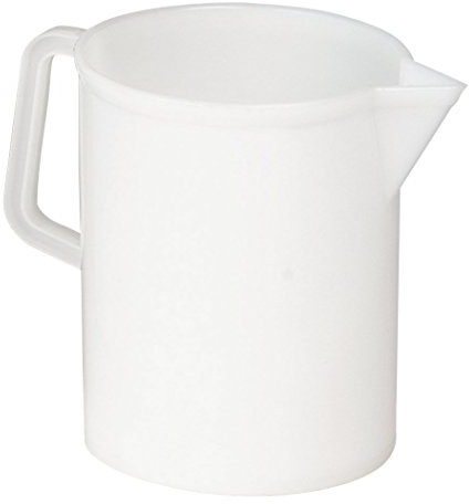 Bouchonnerie Jocondienne 620 Broc Gradué Plastique Blanc 26,5 x 18 x 23,2 cm 5 L