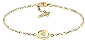 Elli Armband Damen Talisman Anhänger Elegant aus 925 Sterling Silber vergoldet