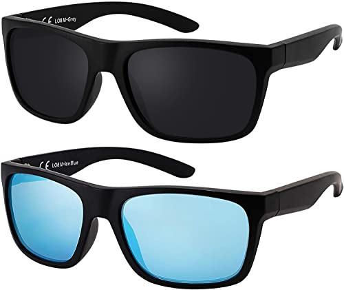 La Optica B.L.M. Herrsolglasögon UV400 sport – enkel/dubbelpack, M