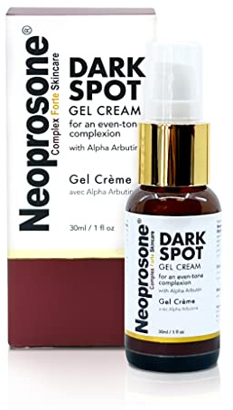 Neoprosone, Correcteur de Taches Brunes pour le Visage - 1 Fl oz / 30 ml - Crème Éclaircissante, Réduit les Imperfections, Taches de Soleil, Taches Brunes sur : Visage, Genoux, Coudes, Zones Intimes