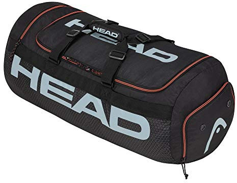 HEAD Unisex-Erwachsene Tour Team Sport Bag Tennistasche, schwarz/grau, Einheitsgröße