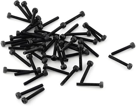 M3 Black Sechskant Innensechskantschrauben 12,9 Grad Legierter Kohlenstoffstahl Verbindungselemente 4-50 mm Länge für Haushalt Bürogeräte Maschinen Möbel Reparatur DIY (M3*20mm 50 pcs/pack)