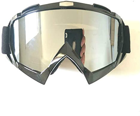 ZJCNHY Cross Brille Motocross Goggles Off Road Motorrad Schutzausrüstung Gläser Schmutzrad Sonnenbrille Downhill Mountainbike-Brillen Motorradbrille (Color : Model 1 Silver Lens)