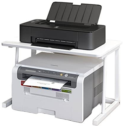 TOMYEUS Druckerständer Druckerregal Doppelschichtdatei Kopierer Speicherregalhalterung Office Multi-Layer Desktop Rack Regal für Drucker (Color : A, Size : 57x37.2x37.5cm)