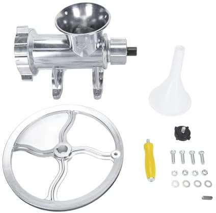 Picadora de carne, picadora de carne manual, máquina trituradora de carne de acero inoxidable, máquina trituradora de salchichas comercial multiusos para cocina casera
