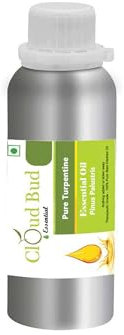 Cloud Bud Pure Turpentine Essential Oil 1250ml 42oz Pinus Palustris 100% Pure and Natural Steam Distilled