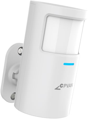Zubehör für CP10 PRO Alarmanlage Haus, Bewegungsmelder (Host erforderlich),Inklusive 2 AA-Batterien,Weitwinkel 110°- P30