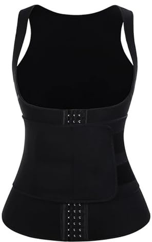 Meichoon Sauna Suit for Women Neoprene Body Shaper Adjustable Belts Waist Trainer Tank Top Weight Loss Workout