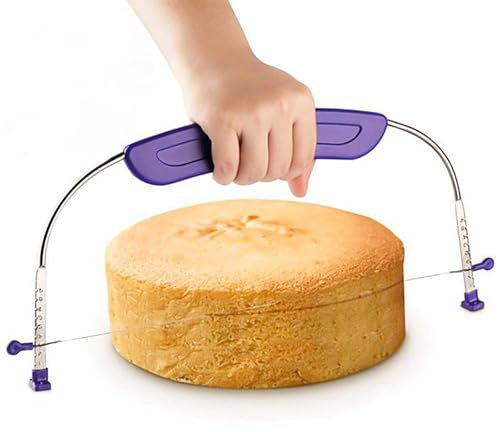 Cake Leveller, Cake Slicer, Cake Leveller Cutter, Cake Cutter Leveller, Professional Cake Leveller Slicer Cake Cutter, for Kitchen Accessories Baking Tools (Purple)