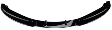 Becquet pour BMW Série 3 E90 E91 LCI Facelift 320i 330i 2007-2012 Pare-Chocs Avant Lèvre Becquet Séparateur Tuning Canard Lèvre Diffuseur Noir Lèvre Pare-Chocs Avant(Gloss Black)
