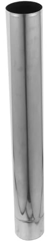 Cabilock Tuyau De Poêle à Bois Tuyau De Cheminée Droit Tube Acier Inoxydable pour Poêle De Camping Rallonge De Cheminée
