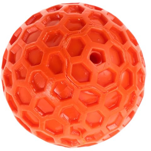 Milisten Pelota para Mascotas Parlante De Goma Resistente Juguete Masticable Diseño De Panal para Perros Pequeños Uso Interiores y Exteriores Divertido y Seguro