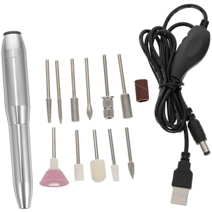 MUCKLILY Esmalte De Uñas Portátil Máquina De Manicura Eléctrica Kit De Taladro Para Uñas Usb Para Salón De Casa