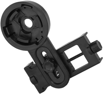 Smartphone Telescope Phone Adapter for Monocular Spotting Scopes Black | Plastic Mount, 26.4-46.4mm Outer Diameter, Quick Alignment, Fits 55-98mm Phones, Easy Operation Random Style