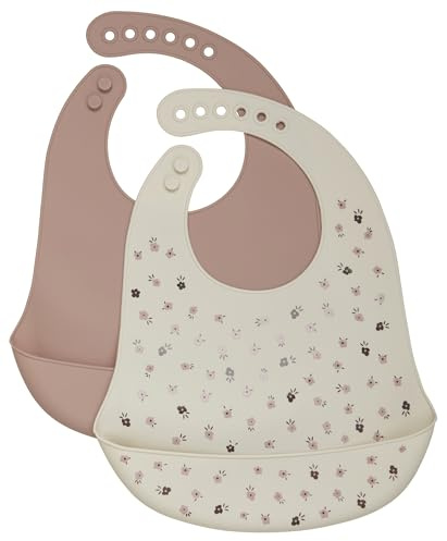 Celavi CeLaVi - Babero de silicona unisex (2 unidades), Verdadero, Talla única