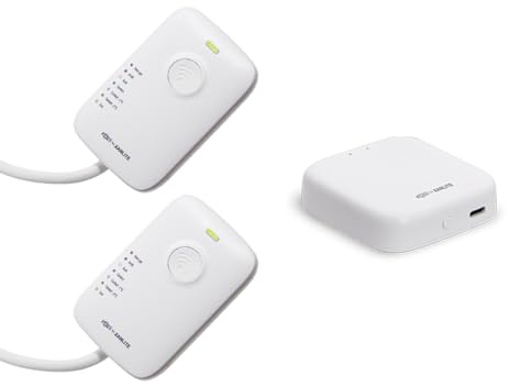 Xanlite - Pack Chauffage Connecté - Passerelle + 2 Boîtiers de Pilotage pour Radiateurs Électriques avec Fil Pilote - Contrôle Intelligent - avec Application - Blanc