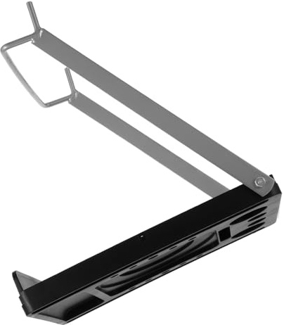 TEHAUX Foldable Ladder Tool Shelf with Anti-Slip Small Platform 13.78x10.63 Inches Heavy Duty Step Ladder Accessory Shelf Storage Tray for Home and Garden Use