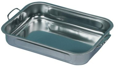 Krüger 15040 Edelstahl-Vierkantpfanne, leicht, 40 cm