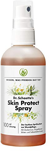 Dr. Schaette's Skin Protect Spray 100ml | Unterstützung der Hautregeneration, Zaubernussblätter, Ringelblumenblüten, Salbeiblätter
