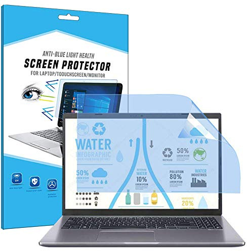 FiiMoo 15.6 Laptop Anti-Blaulicht Schutzfolie, Premium Anti Blue Screen Protector, Blendschutzfolie Augenschutz Displayschutzfolie für 15.6 inch Laptop (2 Pack)