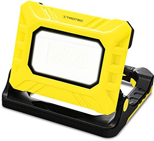 TROTEC Projecteur de chantier LED rechargeable PWLS 15-20V | Poignée réglable sur 90° et 8 positions |