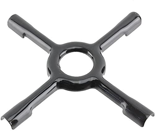 CABLEPELADO - Support pour réchaud à gaz universel en céramique 13 cm noir - Réducteur de cuisine - casseroles - cafetière - théière - anti-basculement