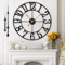 Mee 2ou Wall Clock For Living Room - 40CM Silent Non-Ticking Metal Wall Clocks Battery Operated, Vintage Decorative Modern Wall Clock For Bedroom, Kitchen, Office, Farmhouse Decor