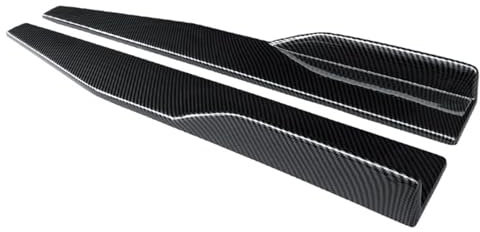 Auto Seitenschweller Für Serie F20 F21 F30 F35 E90 E91 E92 E93 G30 G38 X1 X2 X3 M2 M3 M4 Auto Universa Seite Rock Stoßstange Diffusor Spoiler Schürzen Auto Seitenschweller Spoiler(Carbon Fiber Look)