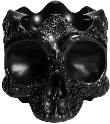 PpAaJK Totenkopf-Eierhalter, HüHnereierhalter, Arbeitsplatte, Kunstharz, Basteln, 6 Eierhalter, Arbeitsplatte, Eierhalter, Heimtisch