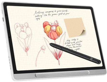 XPPen Magic Note Pad with 10.9 Color Display, 90Hz Refresh Rate, 16.7 Millions Colors, Notebook with 16K Pen Pressure Levels, Ideal for Instant Note-taking, Reading, Document Annotation