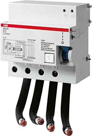 ABB DDA64 80-100A 30MA BLOCCO DIFFERENZIALE ACCOPPIABILE AGLI INTERRUTTORI MAGNETOTERMICI KV 904 4