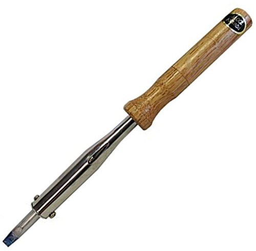 Leponitt 100 Watt Heavy Duty Soldering Iron, 1000 Degree, 5/16 Chisel Tip, Wood Handle, Stained Glass Supplies and More