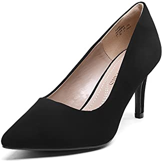 DREAM PAIRS Women's High Stiletto Heels Pumps | 3 Inches Closed Toe Pointed Toe Dress Comfortable Pumps Shoes for Wedding Work Office Business