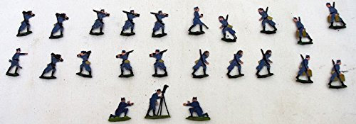unbekannt 23 Zinnfiguren Französische Infanterie - Konvolut Herkunft