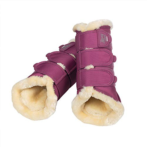 Eskadron Gamaschen Faux FUR YS18 Größe L, Farbe pink