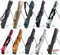Silverline Killagolf Sunday Stand- und Tragetasche mit Füßen, optimale Reichweite und Reisetasche, Standtasche für bis zu 8 Schläger, 1 Packung Killagolf © Tees Free, Schwarz – 176905