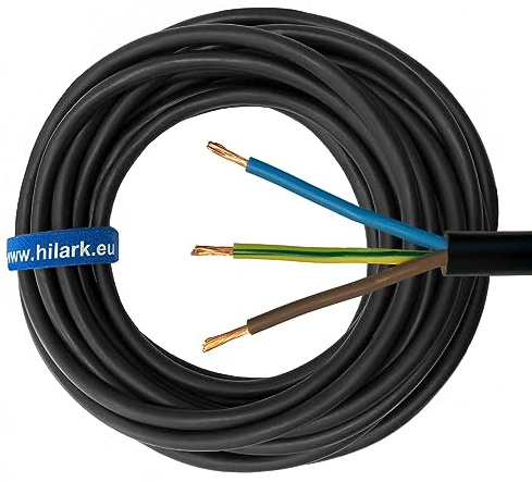 Kabel H07RN-F 3x2,5 (3g2,5 mm²) 50m Baustellenkabel, Industriekabel geeignet für den Außenbereich