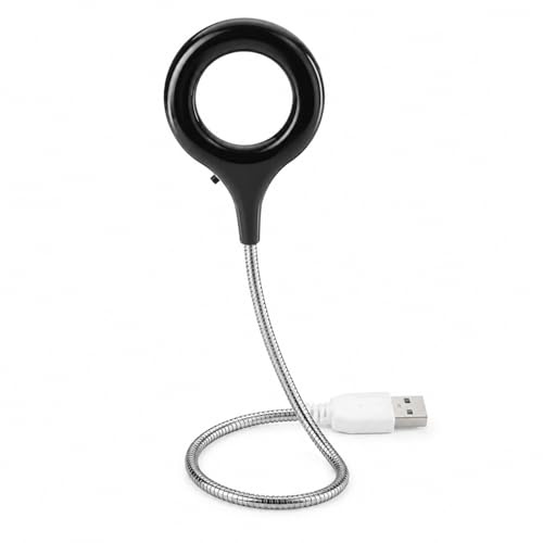 Bolwins C55S USB LED Buchlampe - 18 LEDs, 360° flexibler Schwanenhals, Nachtlicht mit Schalter für PC, Notebook, Computer & Powerbank