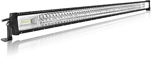 Willpower Barra Led 132cm 52 675W 12V 24V Largo Alcance Luz para 4X4 Coche | IP67 Impermeable, 6000K Blanco, para Tractor Camion Quad SUV ATV UTV Offroad Barco Vehículos