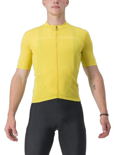 CASTELLI Maillot Classifica – Maillot de Ciclismo para Hombre, Transpirable, Ligero y cómodo para largas distancias