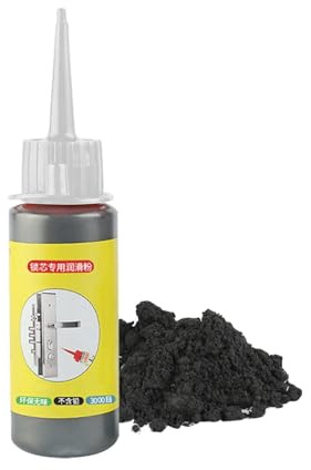 2 pezzi spray in grafite per serrature, polvere di grafite lubrificazione secco, lubrificante per serrature delle porte, lubrificante per serrature di serratura, cerniere rigide, serrature fisse