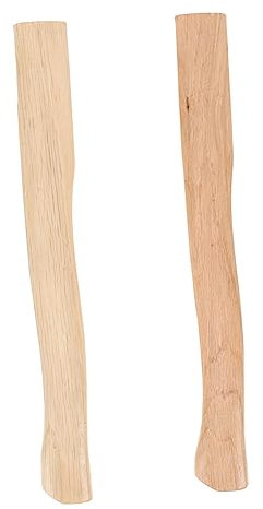 OUNONA 2 Stück Holzgriff Ersatzgriffe Beilgriff 40cm Praktisch und Langlebig für Werkzeuggriff und Outdoor Einsatz