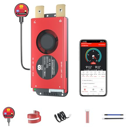 DALY Smart BMS 13S 48V 200A Li-ion mit WLAN Bluetooth Modul CAN RS485 | Lithium-Batterieschutz. Echtzeit-Fernüberwachung. Entwickelt für Camper, Boote und Heimspeicher