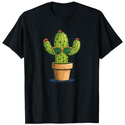 Funny Cactus with Sunglasses Costume for Kids and Adults T-Shirt